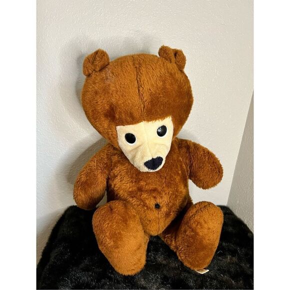 Teddy Bear Animal Fair Plush Chanhassen Mn Barney 24” Stuffed Brown